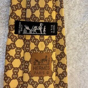 Hermes Vintage 100% Silk Men's Tie